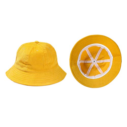 TENDYCOCO Cappello Secchio Pescatore Velluto a