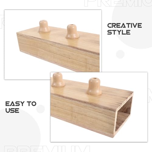 Base de resonancia para diapasón de madera con doble ranura rectangular 3