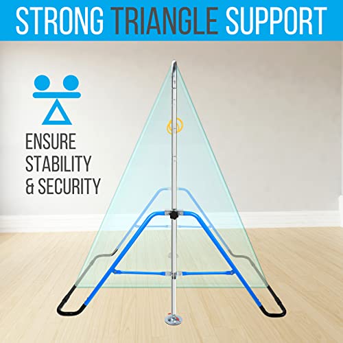 Serenelifehome Kids Gymnastics Bar Adjustable Height Foldable Expandable Horizontal Gymnastic Training Equipment For Home, Indoor Toddlers Gym Set Monkey Bar Fun #TOP4