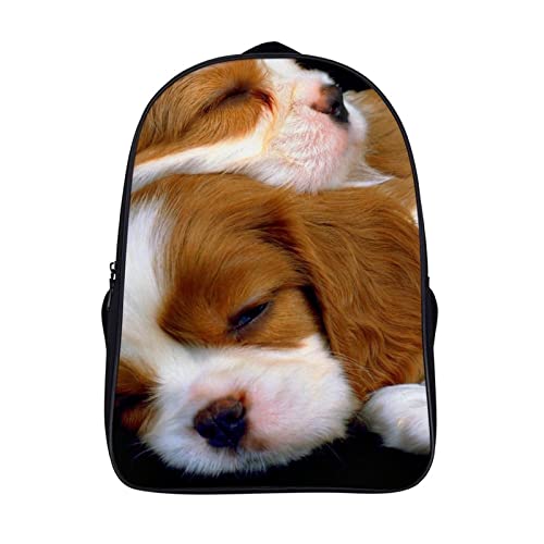 Sac à dos école et travail avec motif chien 3D idéal pour les trajets