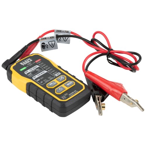 Image of Klein Tools VDV500-163 Wire Tracer Digital Tone Generator Continuity Cable Tester for for Ethernet, Telephone, Speaker, Coax, and Data Cables RJ45, RJ11, RJ12