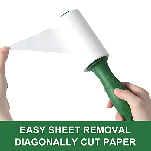 Fedicelly Lint Rollers Pet Hair Extra Sticky Refills,Mega Value Set 600 Sheets for Cat and Dog Hair Removal,100 Sheets Per Roller (Pack of 6)