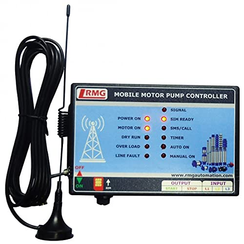RMG Three Phase GSM Motor Pump Controller with Mobile Motor Starter