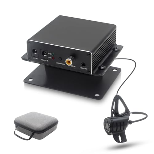 Image of MOOCOR 2023 Underwater Fishing Camera with AV & HDMI Port, HD 1080P, Connect with Your Own TV /Sonar, Ice Fishing Camera Underwater System, IR /LED White Lighting Mode (20m /66ft)