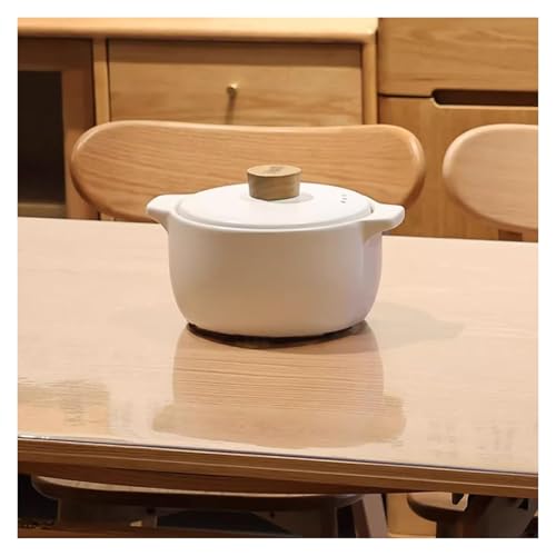 Nappe en plastique transparent facile à nettoyer pour table de chevet et d'appoint