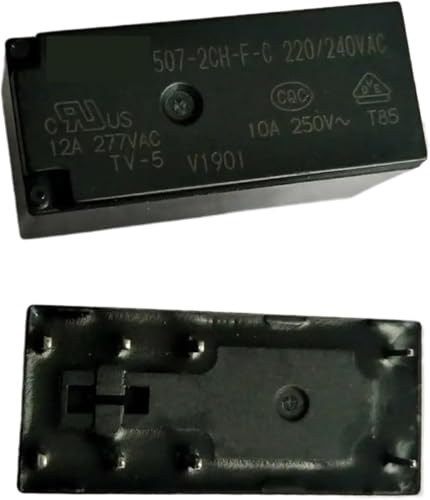 Relé de potencia 507-1AH-F-C-12VDC evita fallos por sobrecarga en placas electrónicas 12A 250VAC