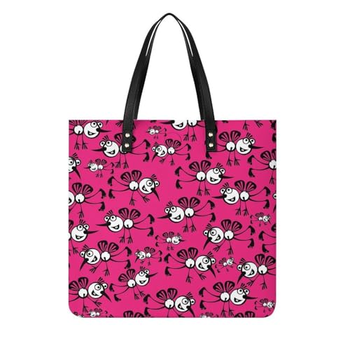 Sac à main moustiques rouges imprimé original grand tote bag carré 39x39 cm