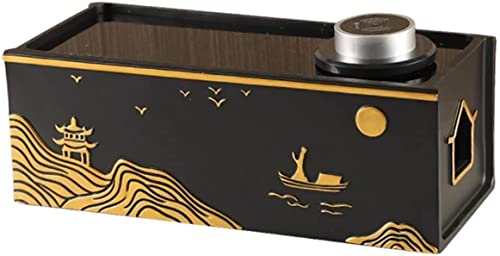 Minimalist Cable Organizer Box – Eco Resin, 32cm Beige