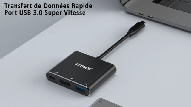 Adattatore USB-C Hub 3 In 1 Per Nintendo Switch - HDMI 4K E Ricarica PD - Zisonix Nero