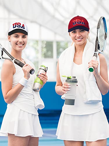 Rolvnhtv 4 Pieces Usa Hats For Men American Flag Cap Adjustable Embroidered Patriotic Baseball Hat Trucker Hat For Men Women #TOP6