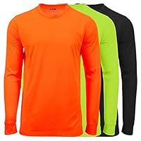BAD WORKWEAR Men's Trademark Hi-Vis Long Sleeve T-Shirt - Organic Australian Soft-Touch Cotton Fabric, Quick-Drying & Moisture-Wicking | Breathable with UPF50+ Sun Protection | Black | XX-Large