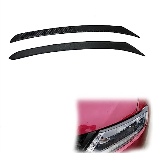 Sourcils de phares pour Nissan X-Trail 2014-2015, autocollants de décoration noir