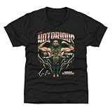 500 LEVEL Conor McGregor UFC Youth Shirt - Conor McGregor The Notorious Grunge WHT (Tri Black, 10-12Y Large)