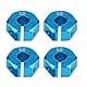 Dilwe Universal-Rad-Sechskant-Adapter, 12mm für 1/10 RC Auto (6 mm / 0,24 Zoll - Blau)