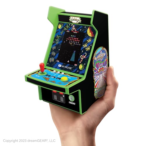 Micro Player PRO Galaga & Galaxian Retrogaming-Spiel 7 cm hochauflösender Bildschirm