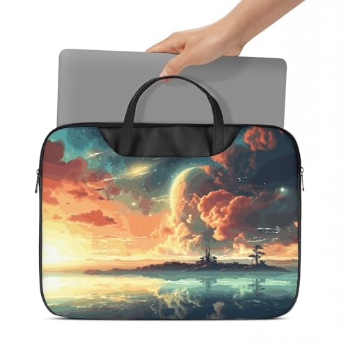 Anime Sky Maletín para portátil 17 pulg impermeable miniatura 6