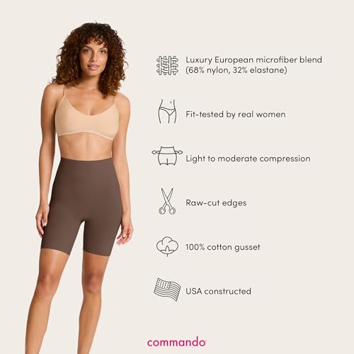 Image of commando - Classic Control Shorts | Shapewear Shorts | Supportive & Smoothing | Soft & Breathable | No Rolling or Riding Up