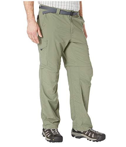 Image of Columbia Men's Big and Tall Silver Ridge Convertible Pant, Breathable, UPF, Cypress, 52x32