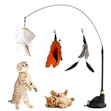 【Regalo perfecto】: Este paquete de variedad de juguetes se adapta a todas las necesidades de los gatos, proporciona horas de ejercicio & auto-entretenimiento para su gato. Estos juguetes para gatos son perfectos para las personas que no tienen suficiente tiempo para jugar con sus gatos, pueden jugar con ellos mismos en casa mientras usted no está.
