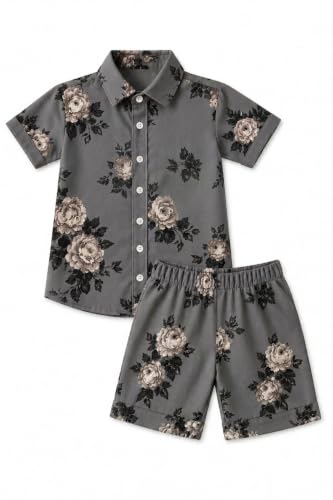 Image of Boys Shirt & Shorts Co-ord Set Kids Regular Wear Clothes Outfit