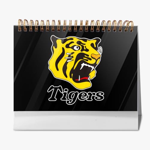 2026年 卓上カレンダー 阪神タイガース 野球応援 デスクトップ カレンダー 小型 月間 書き込み 計画整理用 おしゃれ 記念品 プレゼント 2025年9月?2026年12月