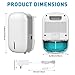 Bangnics Mini Dehumidifier for Small Bathroom. Quiet. Auto Shut-OFF. Power Off Memory. Electric Dehumidifier for Small Space. Good for Bathroom Basement Bedroom Closet Safe Pantry RV Camper Yacht
