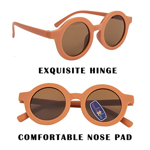 Image of Koochie-Koo Plastic Classic UV Protected Round Shaped Stylish Plastic Sunglass Mirror Sunlight Goggles Eyewear, Sunglasses Baby Boys & Girls, 2-6 Years (Set of 1)