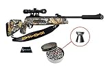 Hatsan Mod 125 Sniper Camo Vortex QE (Quiet Energy) .22 Caliber Air Rifle with Included 3-9X32 Scope and Pack of 250 Pellets Bundle (Pellets Caliber/Weight .22/12.96 Grains) and Wearable4U Cloth