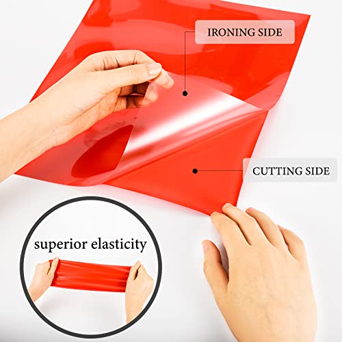 Xseino XIJIE-1 Htv Heat Transfer Vinyl For T-Shirts 12 Inchx10 Inch -13Pack Perfect Iron thumb #2