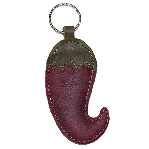 Porte-clés piment en cuir pour retrouver ses clés de maison facilement