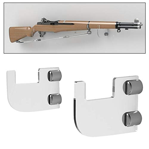 LOVIVER Conjunto de 2 Suportes para de Montagem Na Parede/Visor de/Suporte para Mosquete - Claro