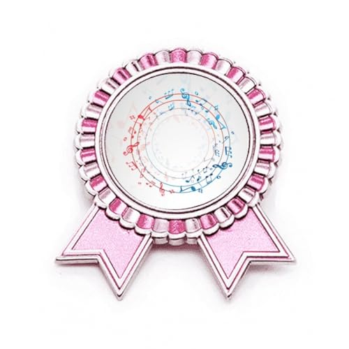 Broche ronde notes de musique pour sublimer vos tenues de concert