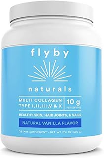 Flyby Vanilla Collagen Peptides Powder (17.6oz - 45 Servings) –