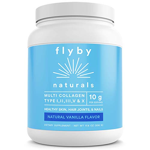 Flyby Vanilla Collagen Peptides Powder (17.6oz - 45 Servings) –