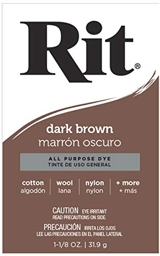 Rit, Dark Brown Purpose Powder Dye, 1 1/8 Oz #TOP1