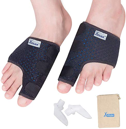 Orthopedic Bunion Splint Corrector Relief - Neoprene Straightener Hallux Valgus Hammer Toe for Men Women BlackOrthopedic Bunion Splint Corrector Relief - Neoprene Straightener Hallux Valgus Hammer Toe