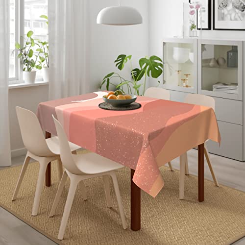 Cafl Mid-Century Boho Desert Tablecloth Modern Desert Landscape Tablecloths Waterproof Tablecloth Wrinkle Free Tablecloth For Dining Room Rectangle Tablecloth (54 X 72 Inch) #TOP4