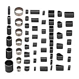 Lieferumfang: 8 verschiedene Größen von Lederstanzer (der Durchmesser beträgt 20 mm, 25 mm, 30 mm, 35 mm, 40 mm, 45 mm, 50 mm) und 52 verschiedene Formen und Größen des Lochstanzer-Sets. Erfüllt Ihre Bedürfnisse verschiedener Größen für Lederarbeiten.