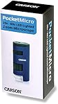 Carson Pocket Micro 20x-60x Magnification, LED Lit Lightweight Pocket Microscope STEM Toy - Educational Portable Microscope (MM-450)