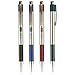 Zebra Pen F-301 Ballpoint Black, Blue, Red and Green Ink, Fine Point 0.7mm Pen, Easy-Glide Ink, Stainless Steel Retractable, Non-Slip Grip, Professional Design, Ideal for Office, 4-Pack (27174)