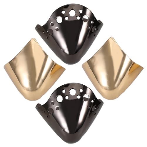 VALICLUD 2 Pares Protector De Dedos Zapatos De Metal Gorra Puntiaguda Zapatos Puntiagudos Reparación Decoración Gorro De Tacón Alto Puntera De Tacón Alto Consejo De Las Mujeres Accesorios