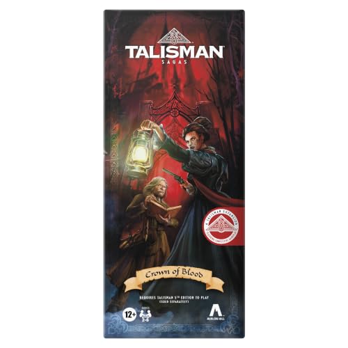 Hasbro Gaming Talisman Sagas: Crown of Blood Expansion | Dracula Horror Adventure Board Games | 2 to 6 Players | 60 Mins. | Requires Talisman 5th Edition I Ages 12+
