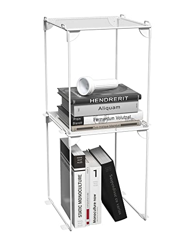 Locker-Shelf-2-Pack-Organizer-for-School-Gym-Office-White-12 Locker Shelf 2 Pack - Organizer for School Gym Office - White 12“ - Image 1