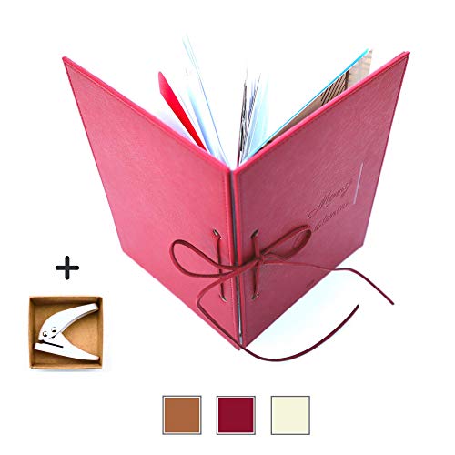 Greeting Card Organizer Made of Vegan Leather | Turn Your Greeting Cards into