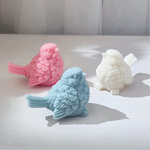 Molde de silicona para fondant con forma de pájaro miniatura 6