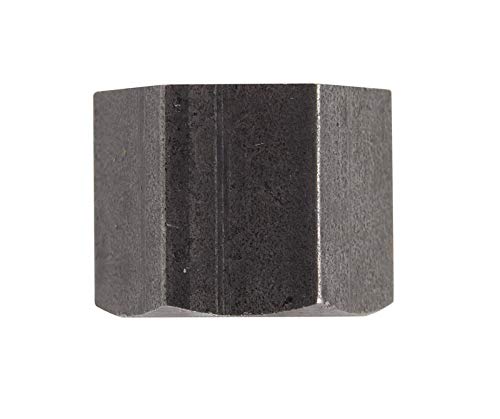 Billco 3/8 in. FPT 0.87 in. L Black Steel Hex Pipe Cap