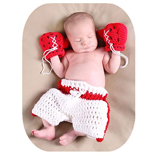 Newborn Baby Photography Shoot Outfits Cute Boxing...