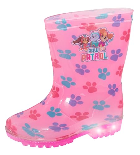 Paw Patrol Botas de Agua con luz para niñas, Botas de Nieve para