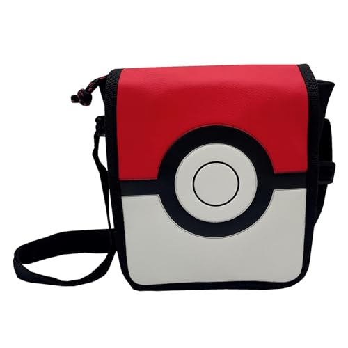CYP BRANDS Unisex-Kinder Bandolera Pokémon BD-281-PK Umhängetasche, Blanco/Rojo