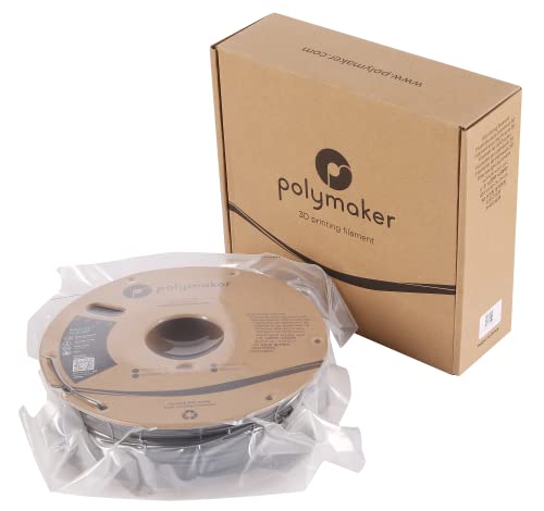 Filament PLA-CF 1.75mm Polymaker PolyLite noir 1kg pour impression 3D robuste